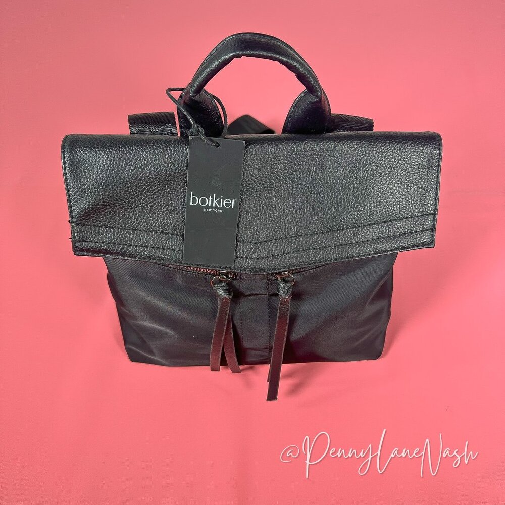 Botkier Trigger Mini Backpack Black NEW - Picture 5 of 14